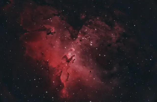 Nebuloasa Vulturului M16 și Stâlpii Creației, parte din galeria de astrofotografie RECENT AIR